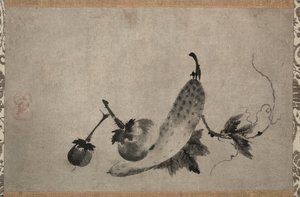 Concombres et Aubergine, 1500s - Yamada Doan