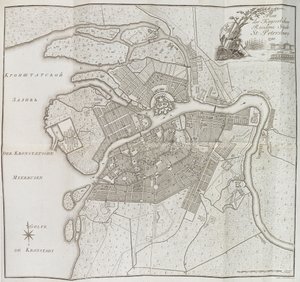 Carte de Saint-Pétersbourg, 1790
