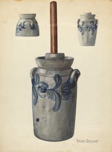 Baratte à beurre, vers 1936