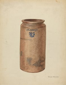 Pot de conservation, vers 1953 - Yolande Delasser
