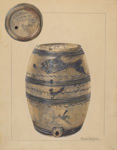 Tonneau de vin, vers 1936