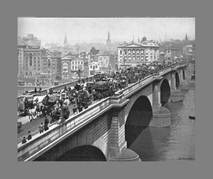Pont de Londres, Londres, vers 1900