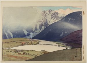 Tateyama Betsuzan, de la série "Douze scènes des Alpes japonaises"