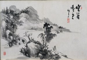 Album de croquis de paysages, 19e siècle
