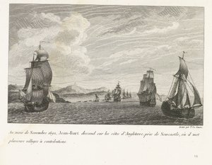Jean Bart sur la côte anglaise près de Newcastle, 1692 - Yves Marie Le Gouaz