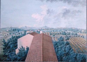 Vue du jardin de M. Reverdit depuis le belvédère près de Toulon - Zacharie Felix Doument