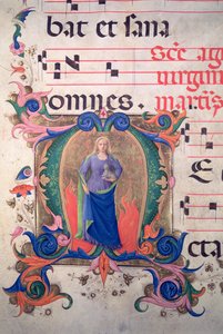 Missel 515 f.13v Initiale historiée 