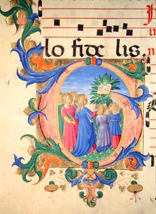 Missel 515 f.144v Initiale historiée 