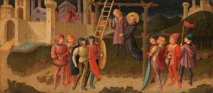 Saint Nicolas de Tolentino sauvant un pendu