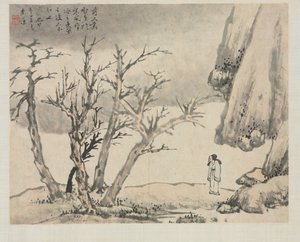 Album de paysages dans divers styles: Paysage enneigé