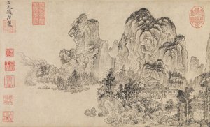 Paysage, fin du 14ème siècle