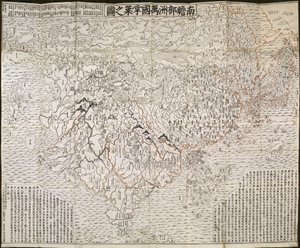 La carte du monde bouddhiste, 1710 - Zuda Rokashi Hotan
