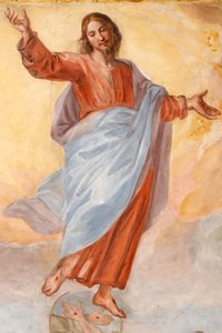 Ascension du Christ. La Basilique della Santissima Annunziata del Vastato. Gênes. Italie.