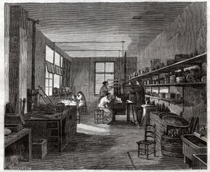 Atelier de galvanoplastie