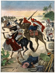 Bataille dans le Sahara