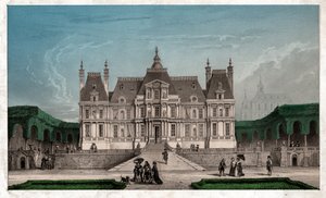 Château de Maison Lafitte, vers 1850 (gravure) - . .
