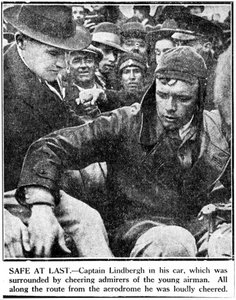 Charles Augustus Lindbergh, pilote américain, vers 1920 - Ferdinand Georg Waldmuller