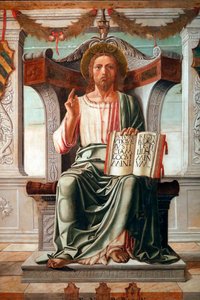 Christ bénissant, Sauveur du monde par Maestro del Cattaver