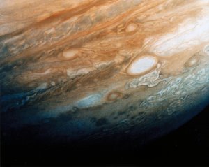 Gros plan des motifs nuageux de Jupiter - Ferdinand Georg Waldmuller