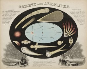 Comètes et aérolithes (météores), c 1851 - John Pardon