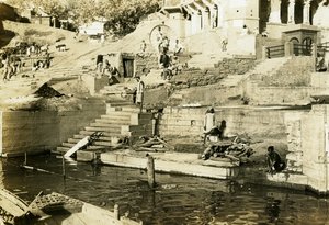 Crémation sur le Gange - Hippolyte Lalaise Devéria
