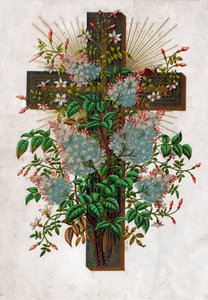 Croix de Jésus-Christ, vers 1910 (lithographie) - . .