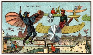 Policier volant, vers 1910 - . .