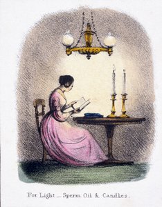 Pour la lumière, huile de sperme et bougies