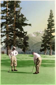 Golf à St Moritz