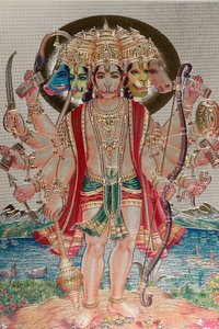 Hanuman, le dieu singe dans la mythologie hindoue