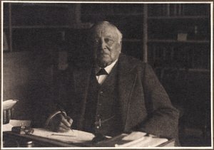 Henry Roscoe, chimiste anglais, vers 1914