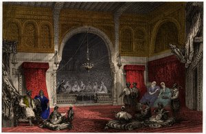 Intérieur en Algérie, vers 1840 - . .