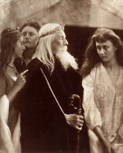 Le roi Lear attribuant son royaume à ses trois filles