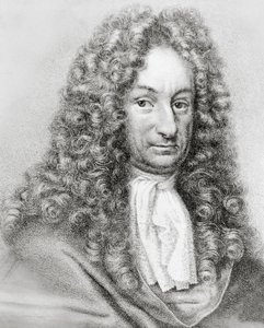 Portrait de Gottfried Wilhelm von Leibniz (1646-1716), mathématicien, philosophe et scientifique allemand, gravure - William Walcutt