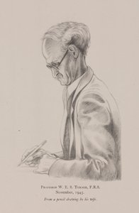Professeur W E S Turner, novembre - Frederick (attr. to) Barnard