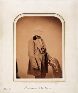 Samuel F B Morse, artiste américain et inventeur du code Morse, vers 1870