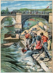 Sauvetage dans la Seine