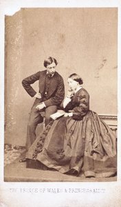 Le prince de Galles et la princesse Alice - Ferdinand Georg Waldmuller