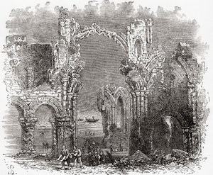 Le monastère de Lindisfarne - . .