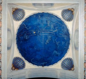 Voûte de la scarsella dans la Sagrestia Vecchia ou Vieille Sacristie, Basilique de San Lorenzo, Florence