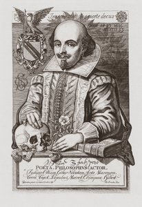 William Shakespeare. Portrait.