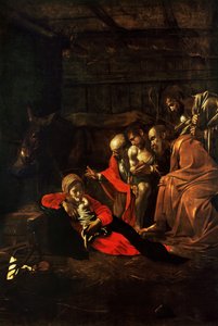 Adoration des bergers - Caravaggio