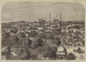 Vue générale de Delhi - after A. Soltykoff