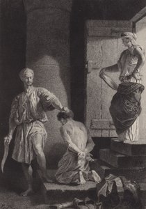 La décapitation de Jean-Baptiste - after Albert Robida