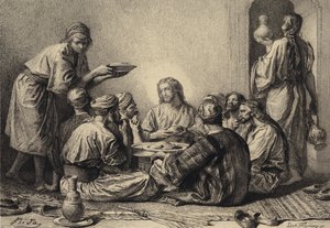 Jésus mange avec les publicains et les pécheurs