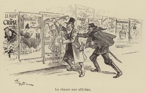 La chasse aux affiches
