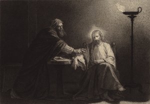 Nicodème venant à Jésus