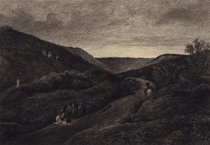 Le bon Samaritain - after Albert Robida