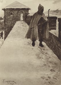 Patrouiller un fort nord-britannique en hiver
