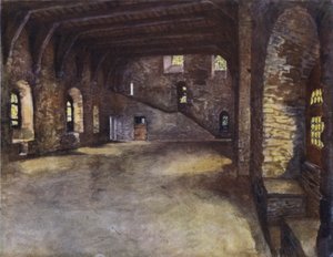 La Salle de Banquet, Château des Comtes, Gand - after Amedee Forestier